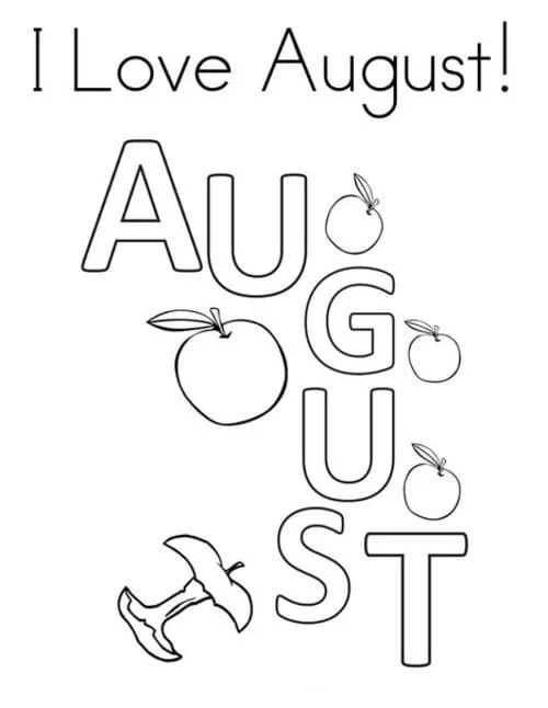 Ausmalbilder August 20