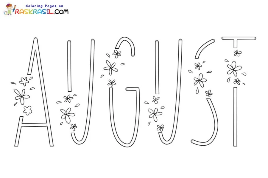 Ausmalbilder August 30