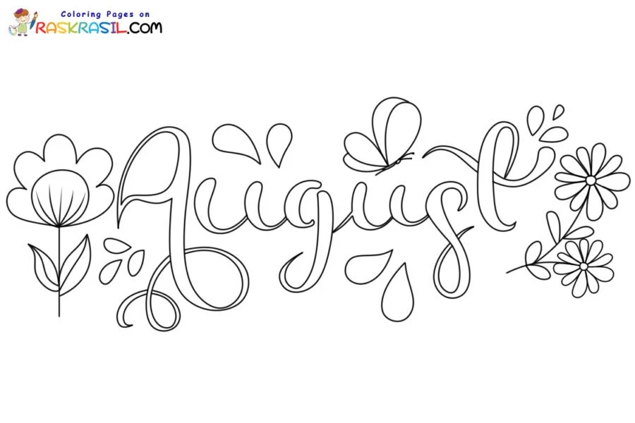 Ausmalbilder August 31