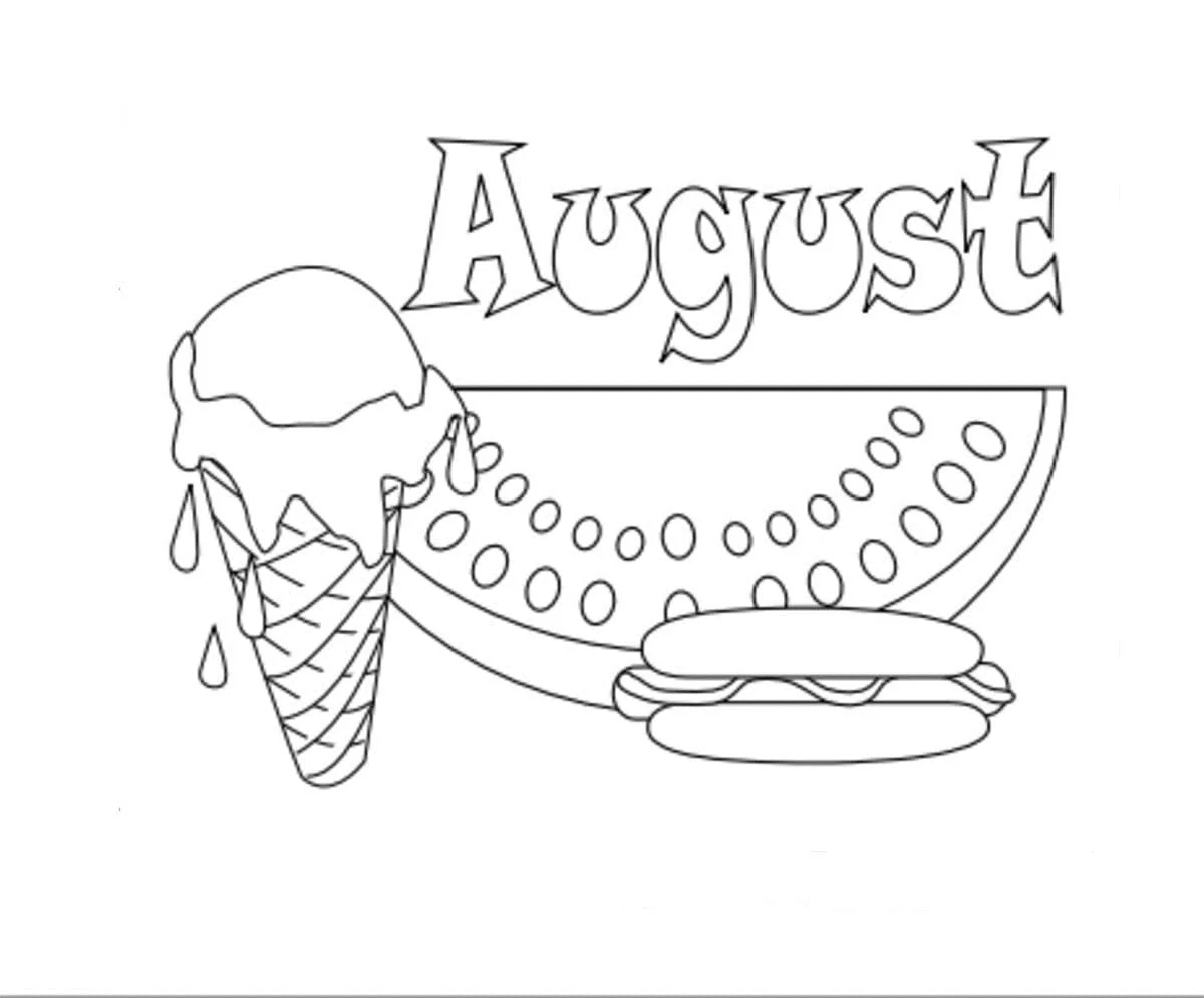 Ausmalbilder August 38