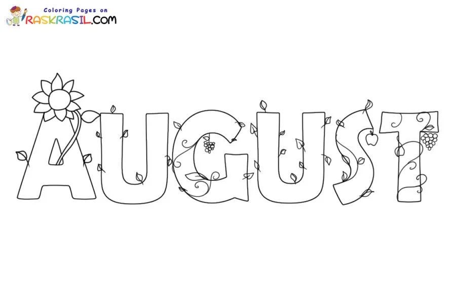 Ausmalbilder August 5