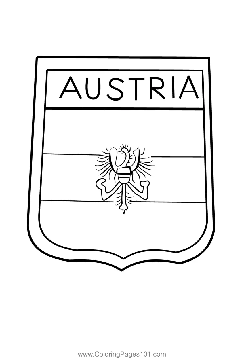 Austria Coloring Pages 1