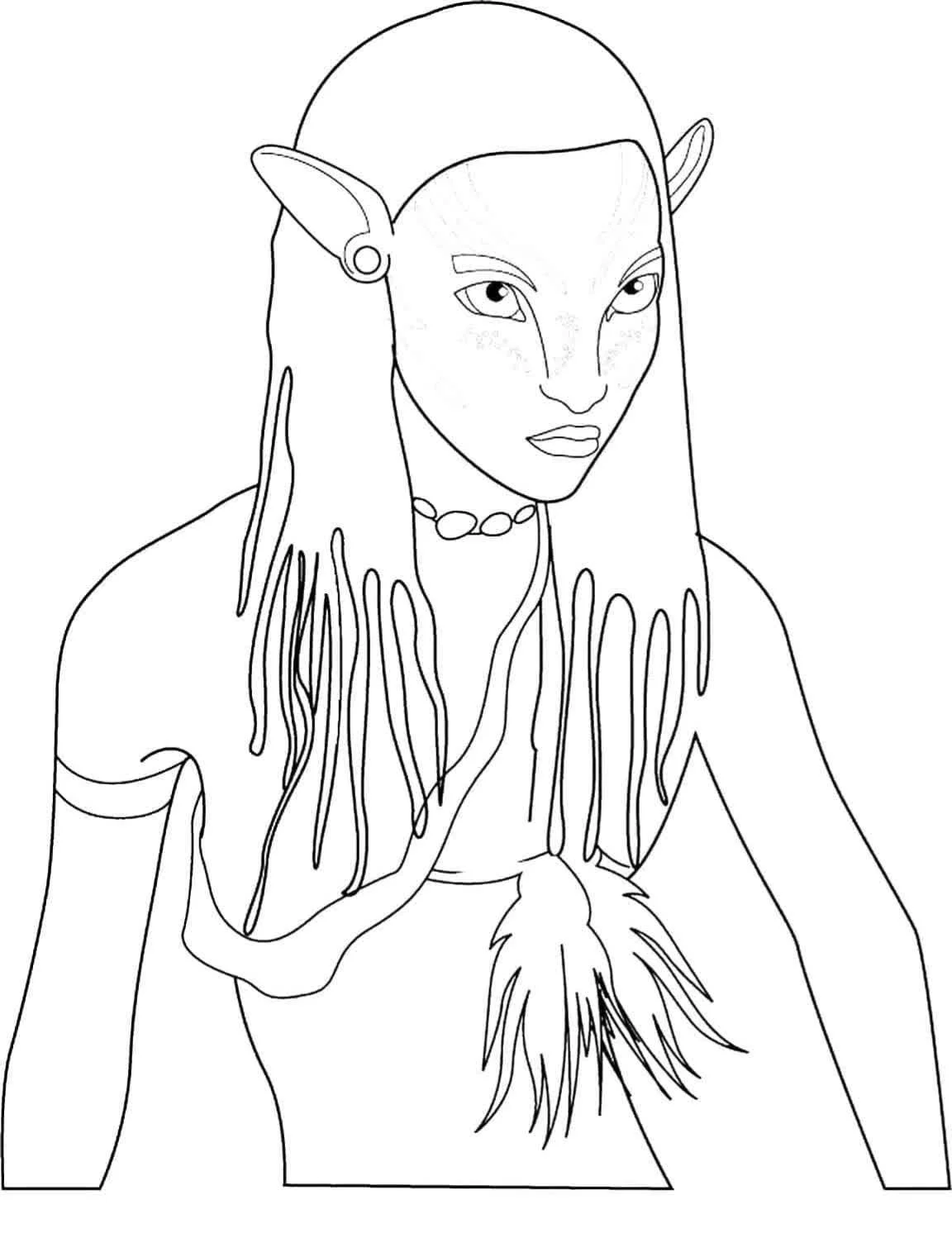 Avatar Coloring Pages 9
