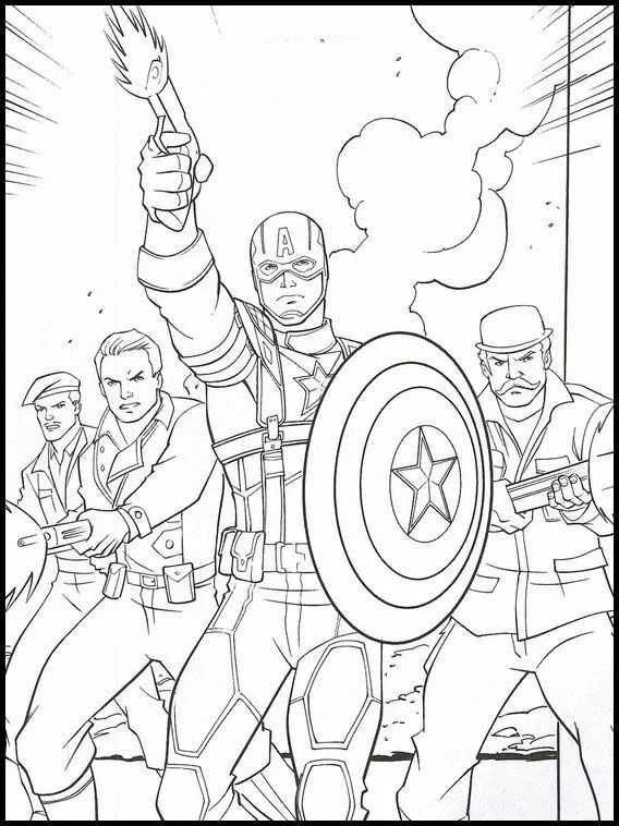 Vengadores Endgame Para Colorear 6