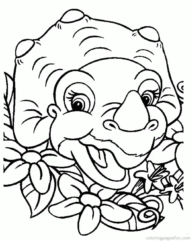 Baby Dinosaur Coloring Pages 11