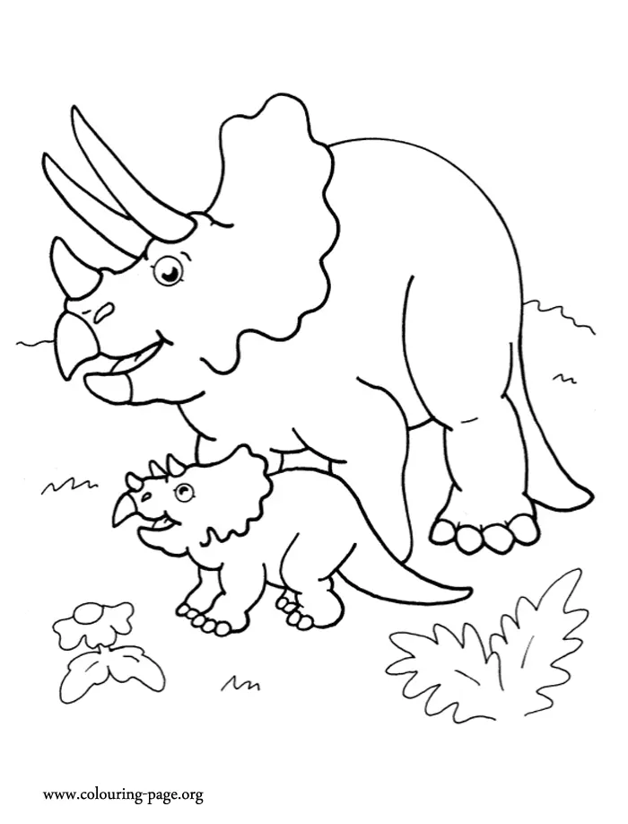 Baby Dinosaur Coloring Pages 2