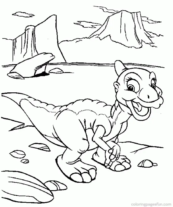 Baby Dinosaur Coloring Pages 20