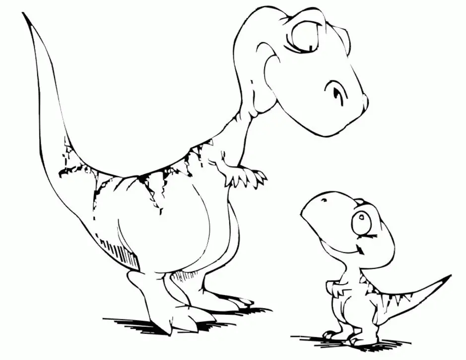 Baby Dinosaur Coloring Pages 3