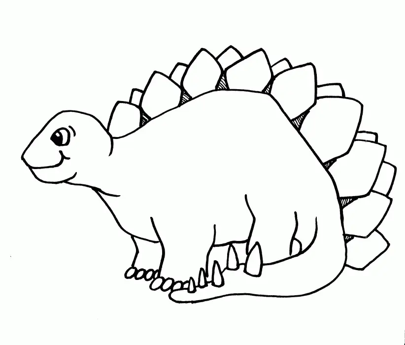 Baby Dinosaur Coloring Pages 7