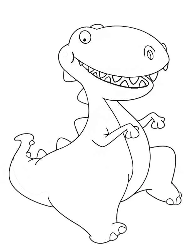 Baby Dinosaur Coloring Pages 9