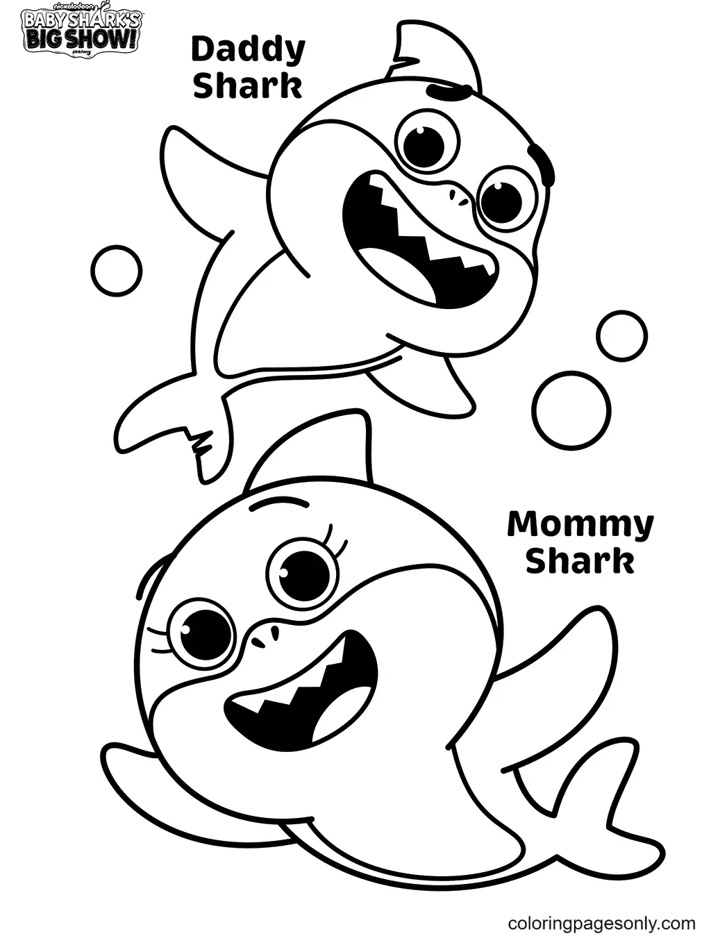 Baby Shark Coloring Pages 27