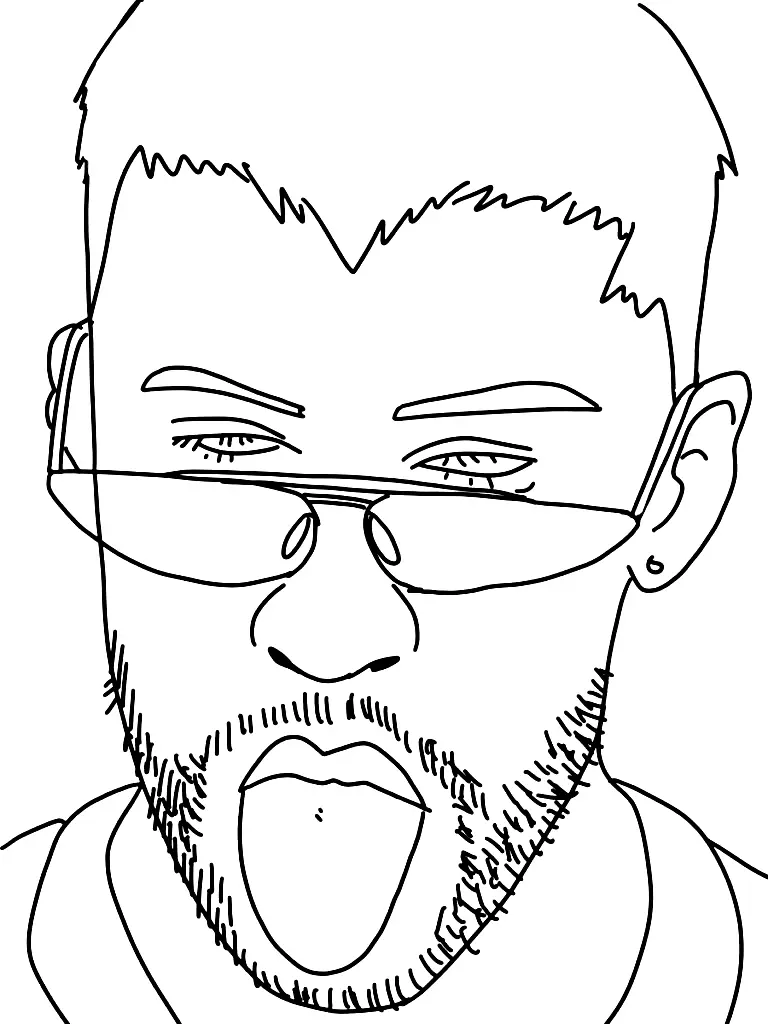 Bad Bunny Ausmalbilder 16