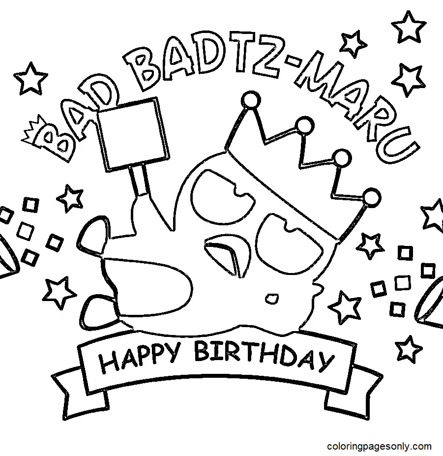 Badtz Maru Ausmalbilder 32