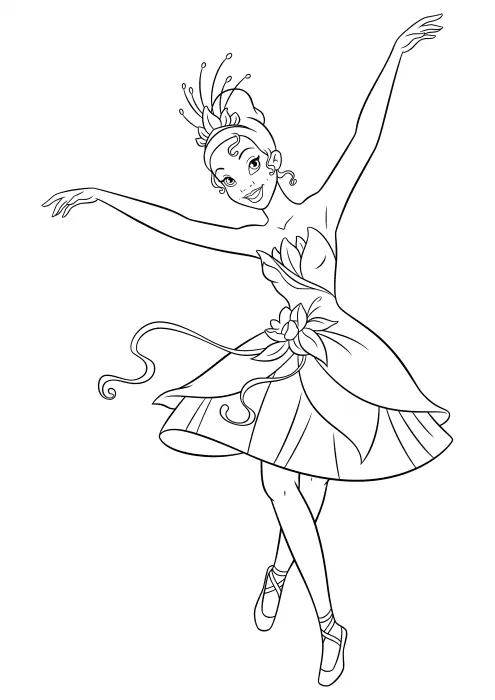 Desenhos de Bailarina Para Colorir 17