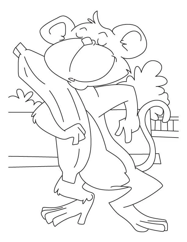 Banana Coloring Pages 30