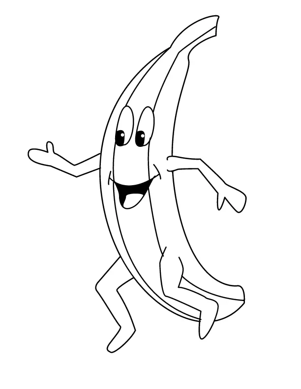 Banana Coloring Pages 32