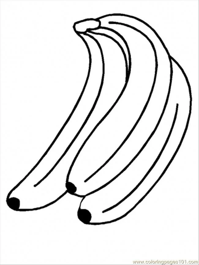 Banana Coloring Pages 7