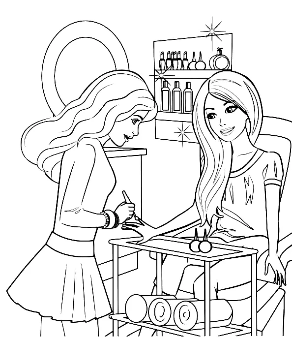 Barbie Coloring Pages 49