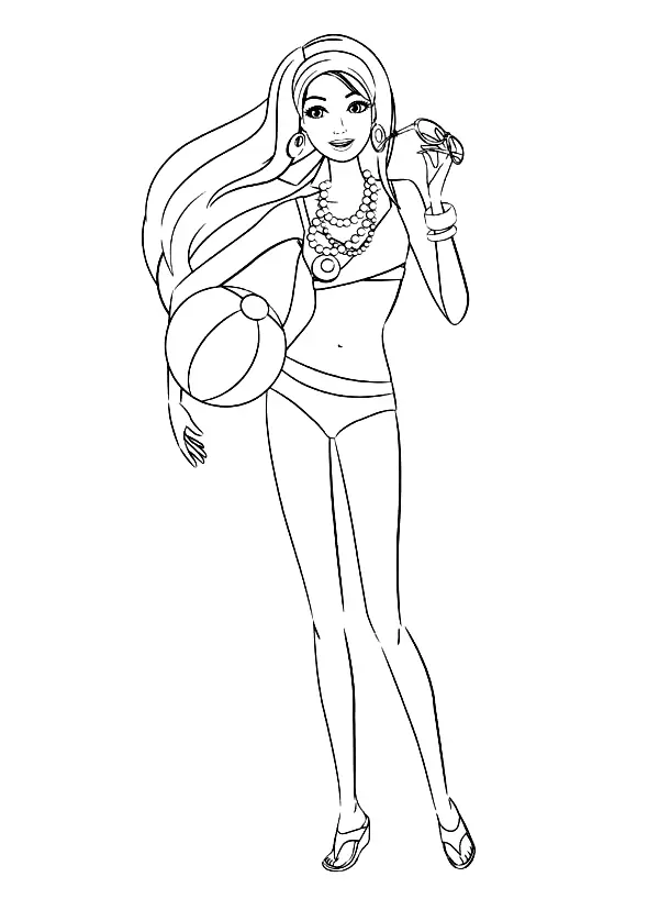 Barbie Coloring Pages 54