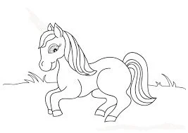 Desenhos de Cavalo Da Barbie Para Colorir 54