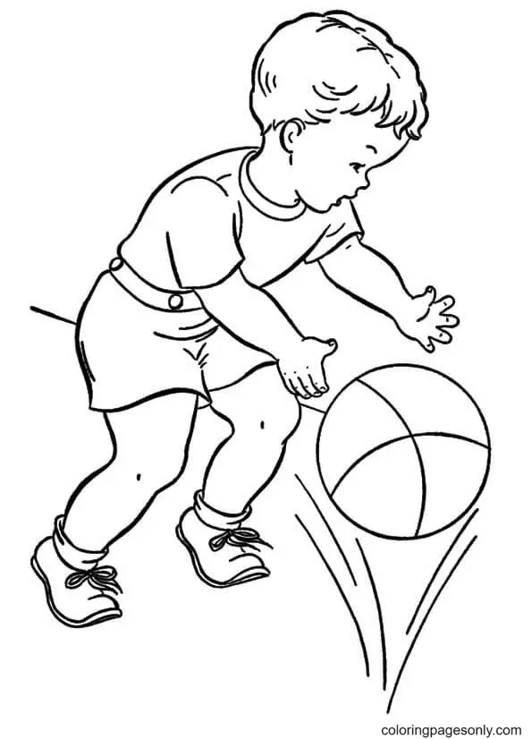 Basketball Coloring Pages 48