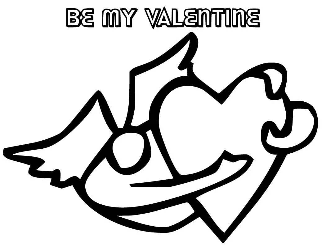 Be My Valentine Coloring Pages 14