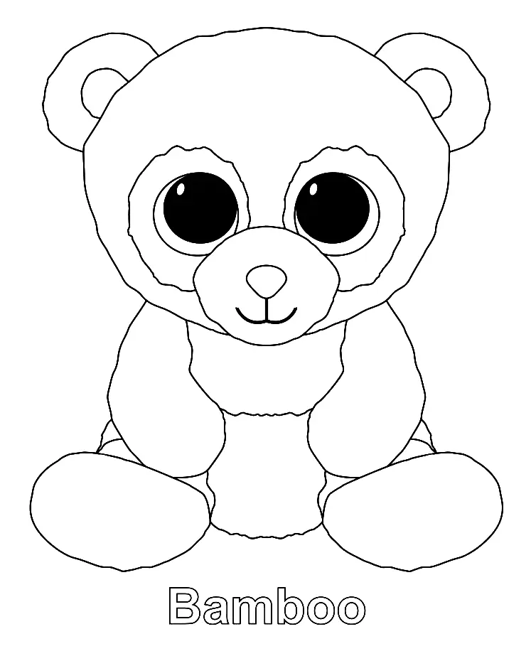 Desenhos de Beanie Boos Para Colorir 35