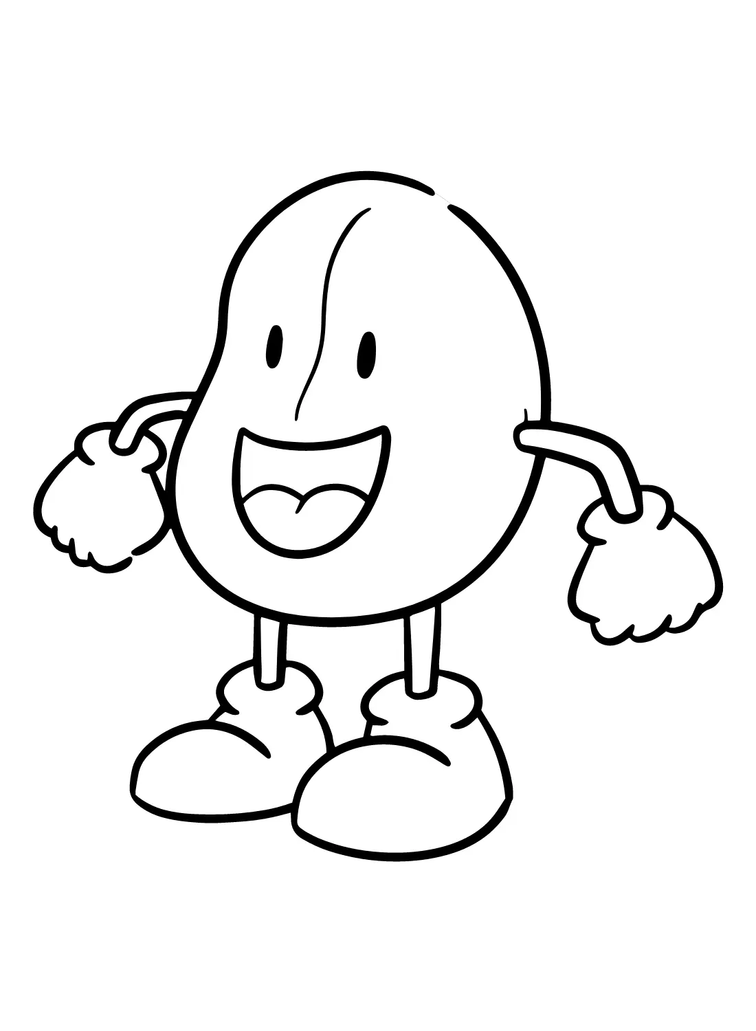 Desenhos de Feijao Para Colorir 8