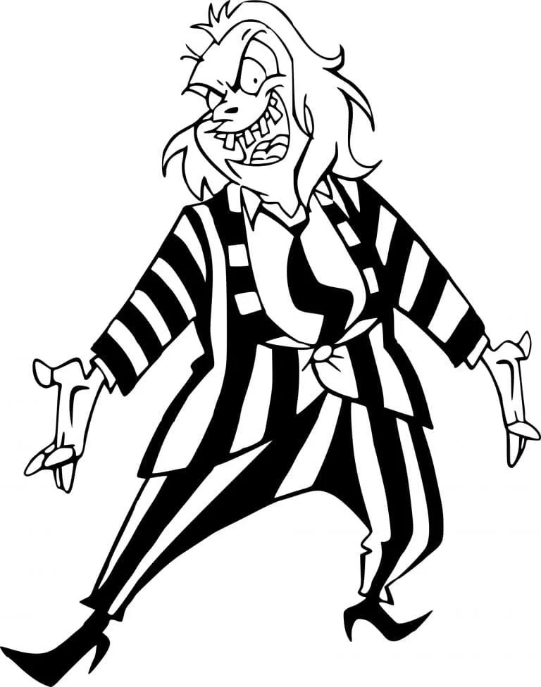 Beetlejuice Ausmalbilder 15