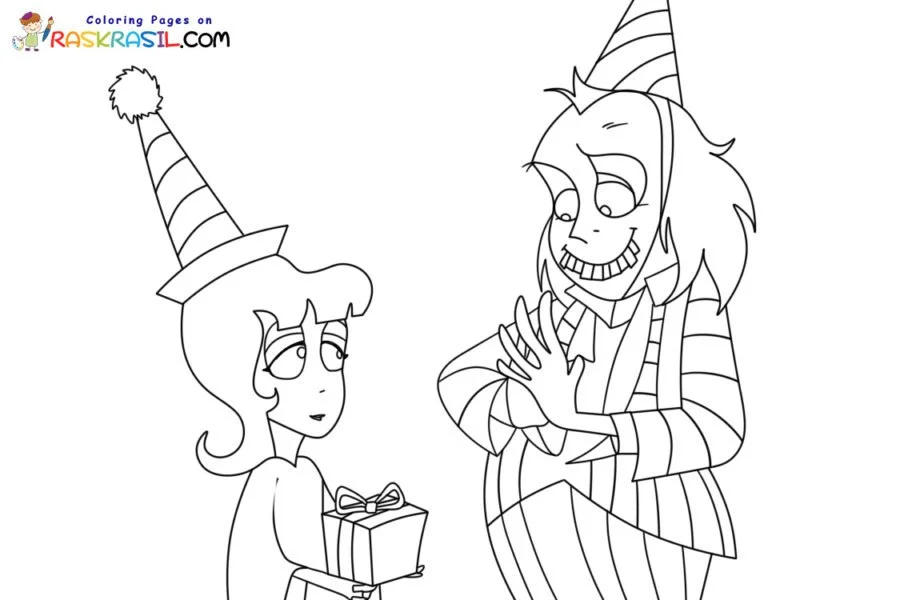 Beetlejuice Ausmalbilder 21