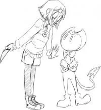 Bendy Ausmalbilder 100