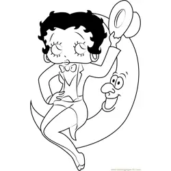 Betty Boop Coloring Pages