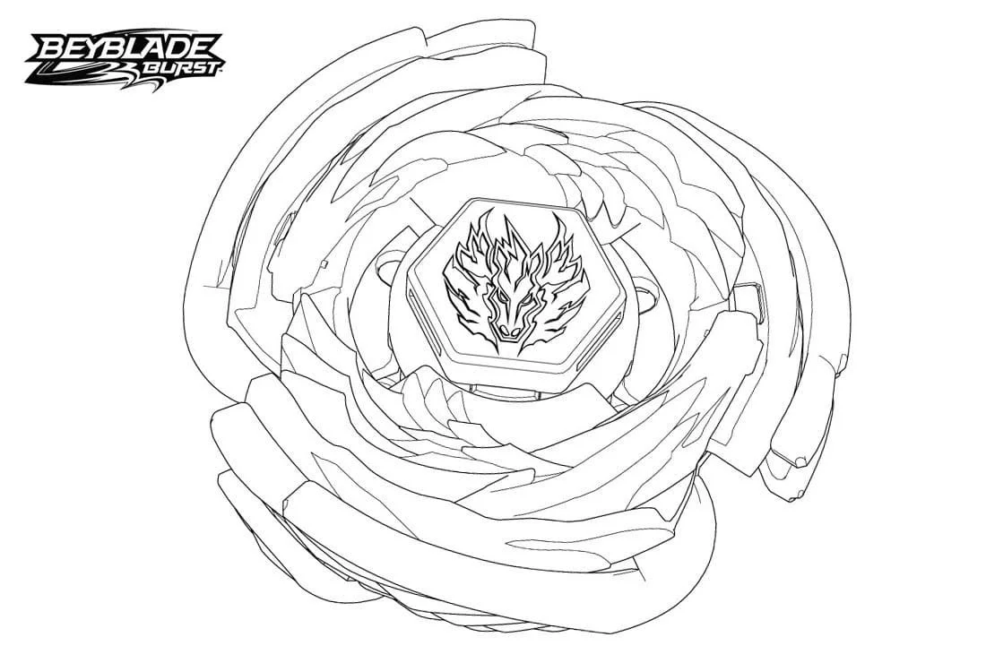 Beyblade Coloring Pages 74