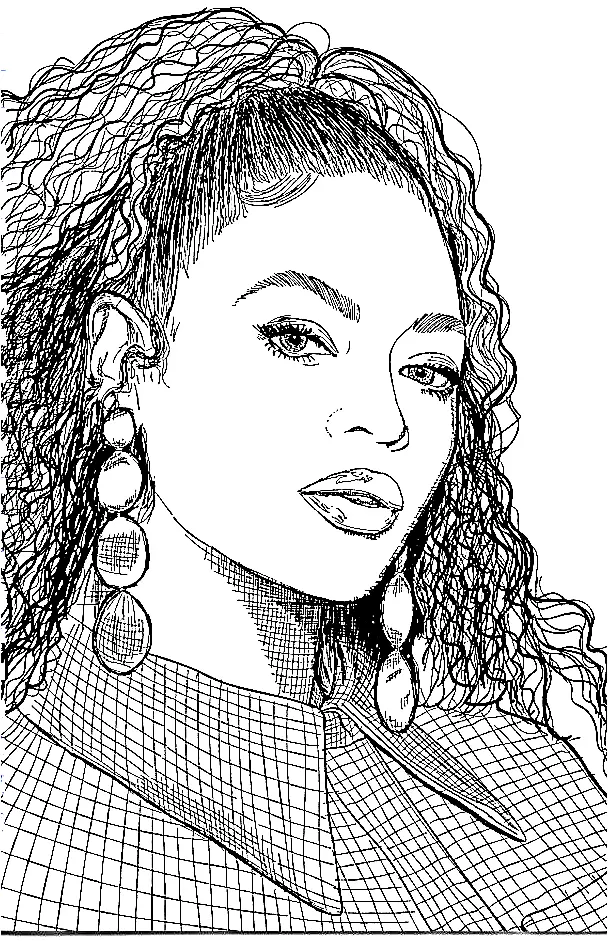 Beyonce Coloring Pages 1