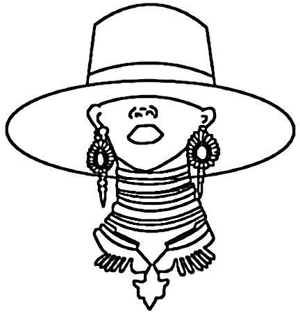 Beyonce Coloring Pages 16