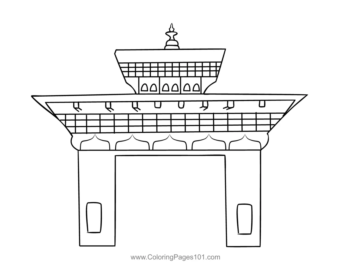 Bhutan Coloring Pages 9