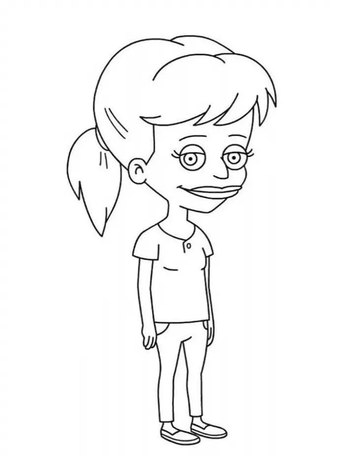 Big Mouth Coloring Pages 6