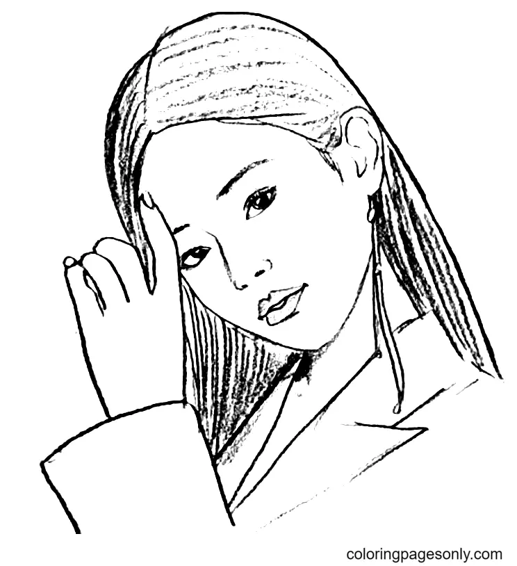 Blackpink Para Colorear 16