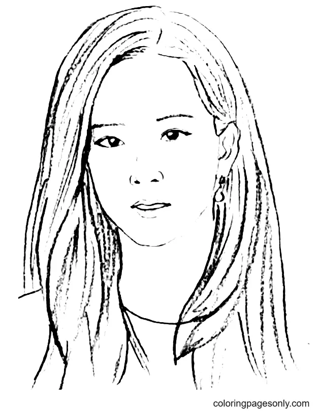 Blackpink Para Colorear 21