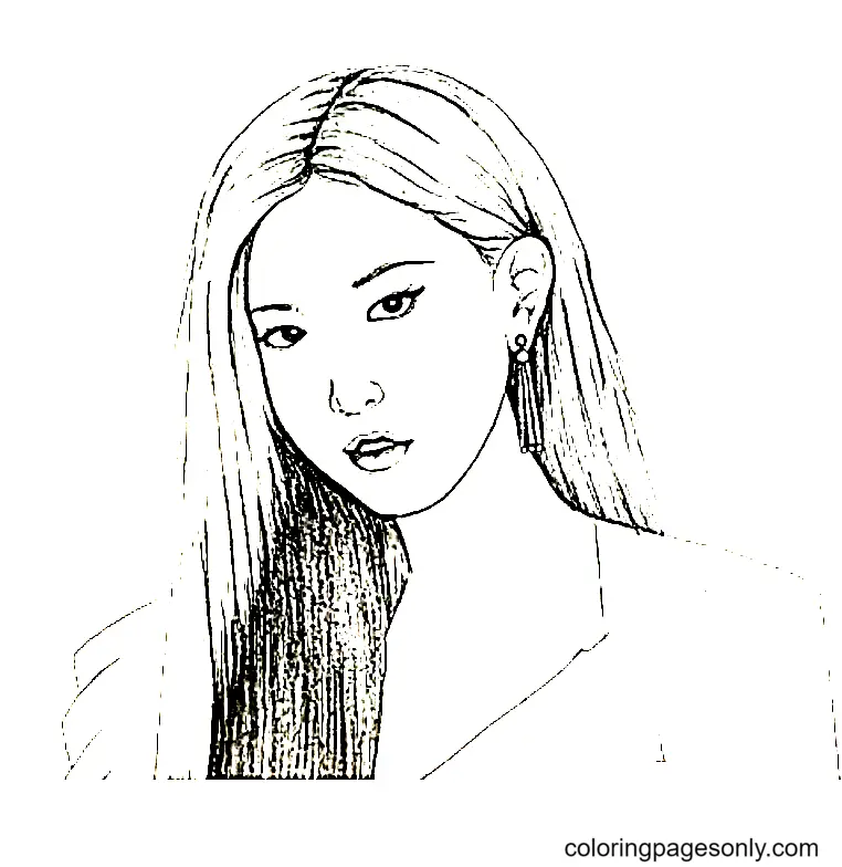 Blackpink Para Colorear 22