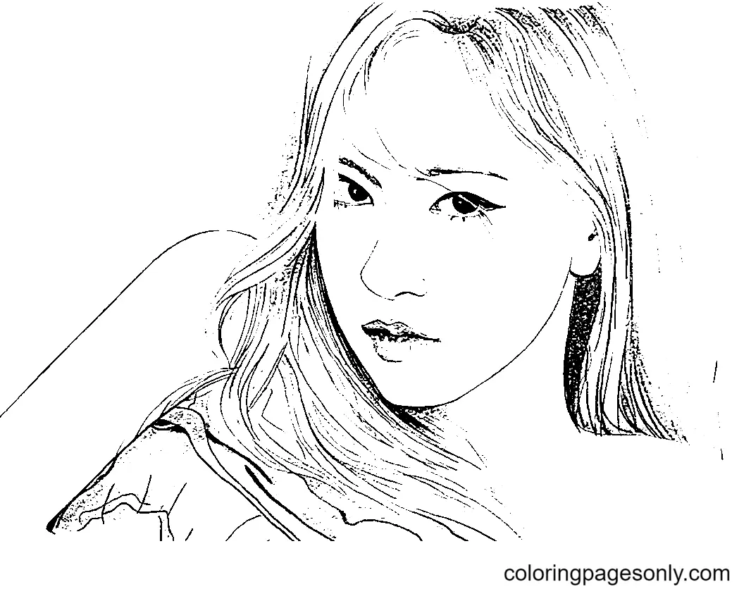 Blackpink Para Colorear 32