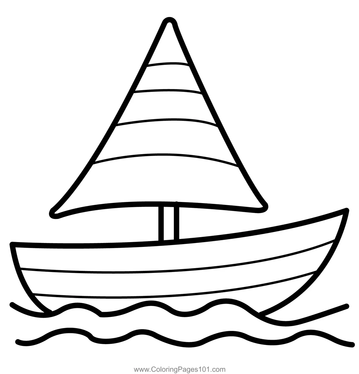 Boats Coloring Pages 12