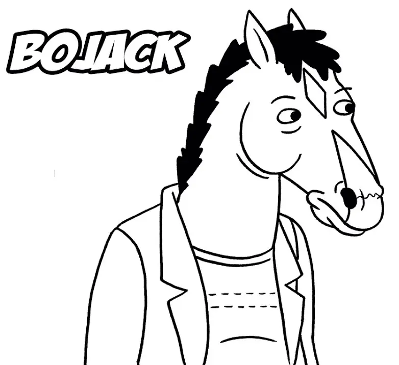 Bojack Horseman Ausmalbilder 16