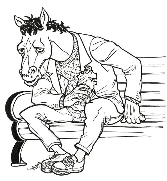 Bojack Horseman Ausmalbilder 27