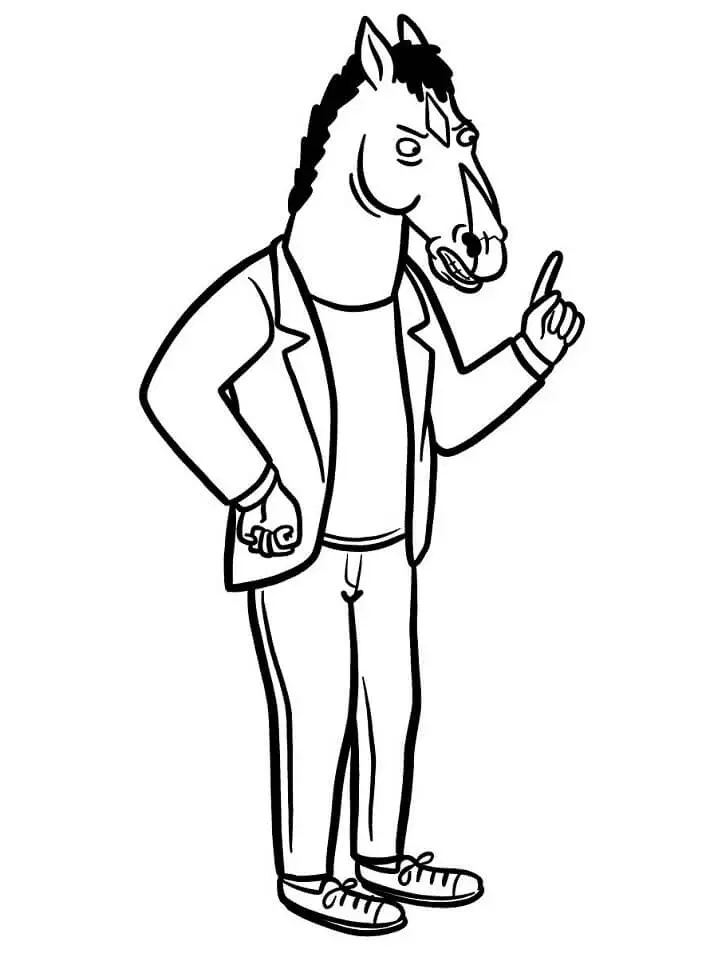 Bojack Horseman Ausmalbilder 9