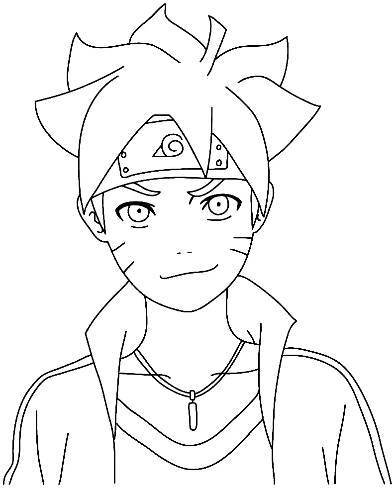 Boruto Para Colorear 9