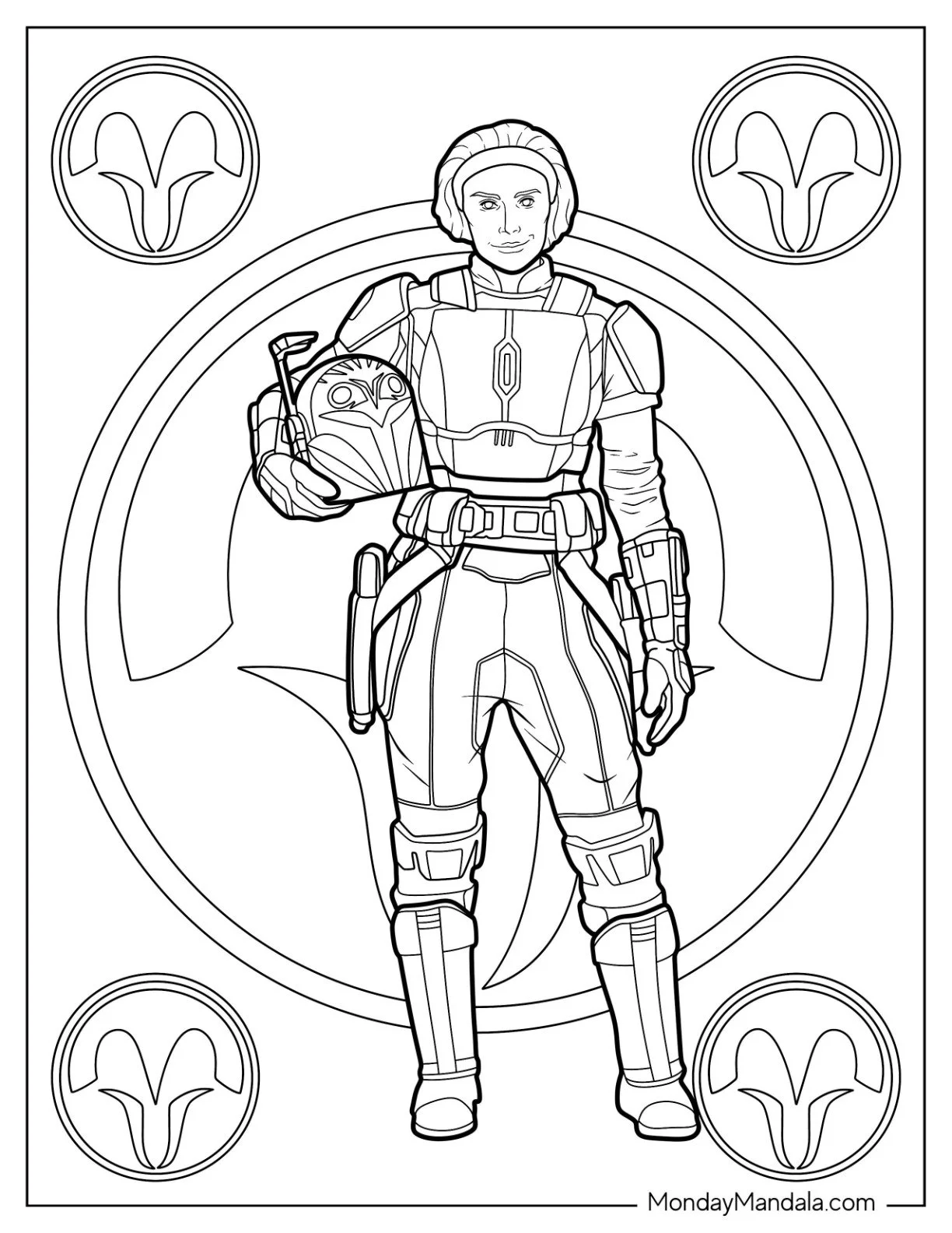 Bounty Hunter Coloring Pages 19