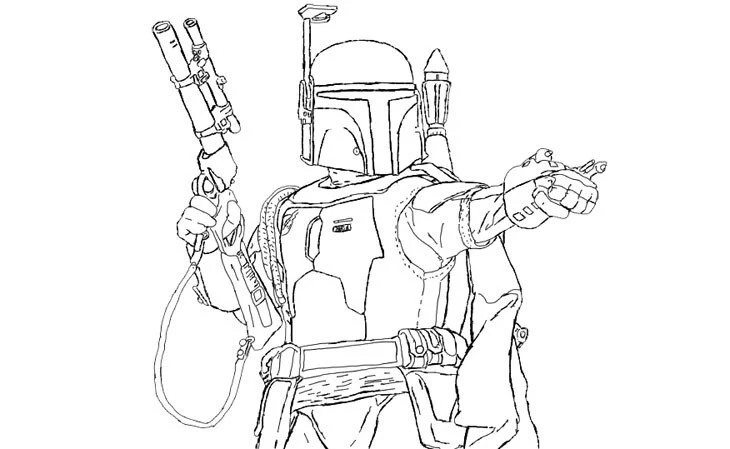 Bounty Hunter Coloring Pages 20