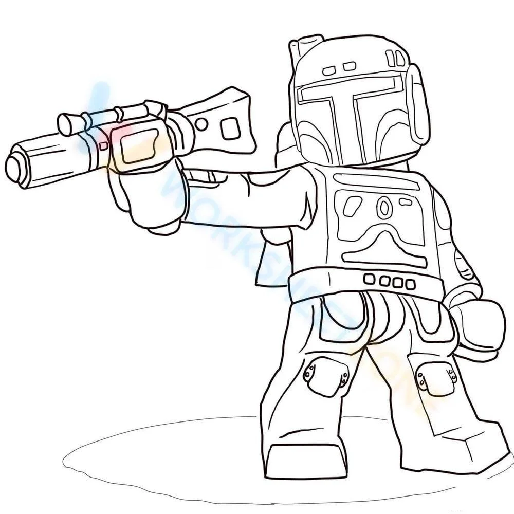 Bounty Hunter Coloring Pages 22