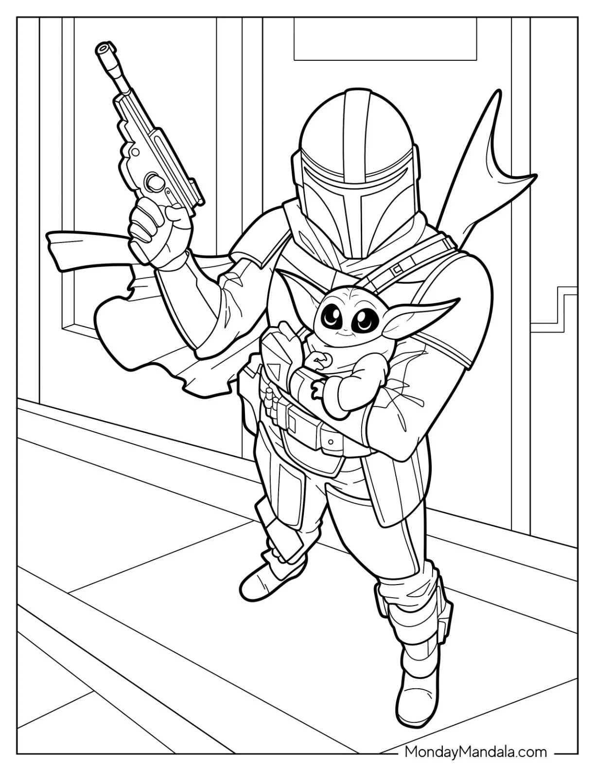 Bounty Hunter Coloring Pages 24